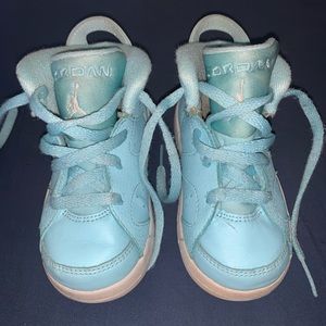 Air Jordan 6 Retro GT Toddler, power blue size 8